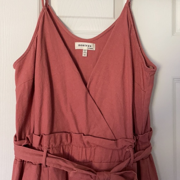 Linen blend Romper - Picture 2 of 7